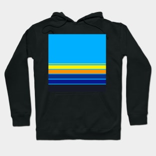 abstract minimalist ocean view Hoodie